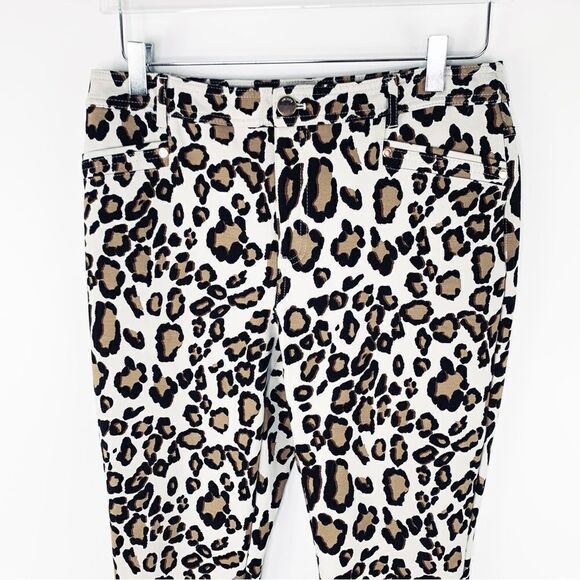 Chico's  So Slimming Leopard Print‎ Stretch Ankle Pants Size .5 - Picture 4 of 15